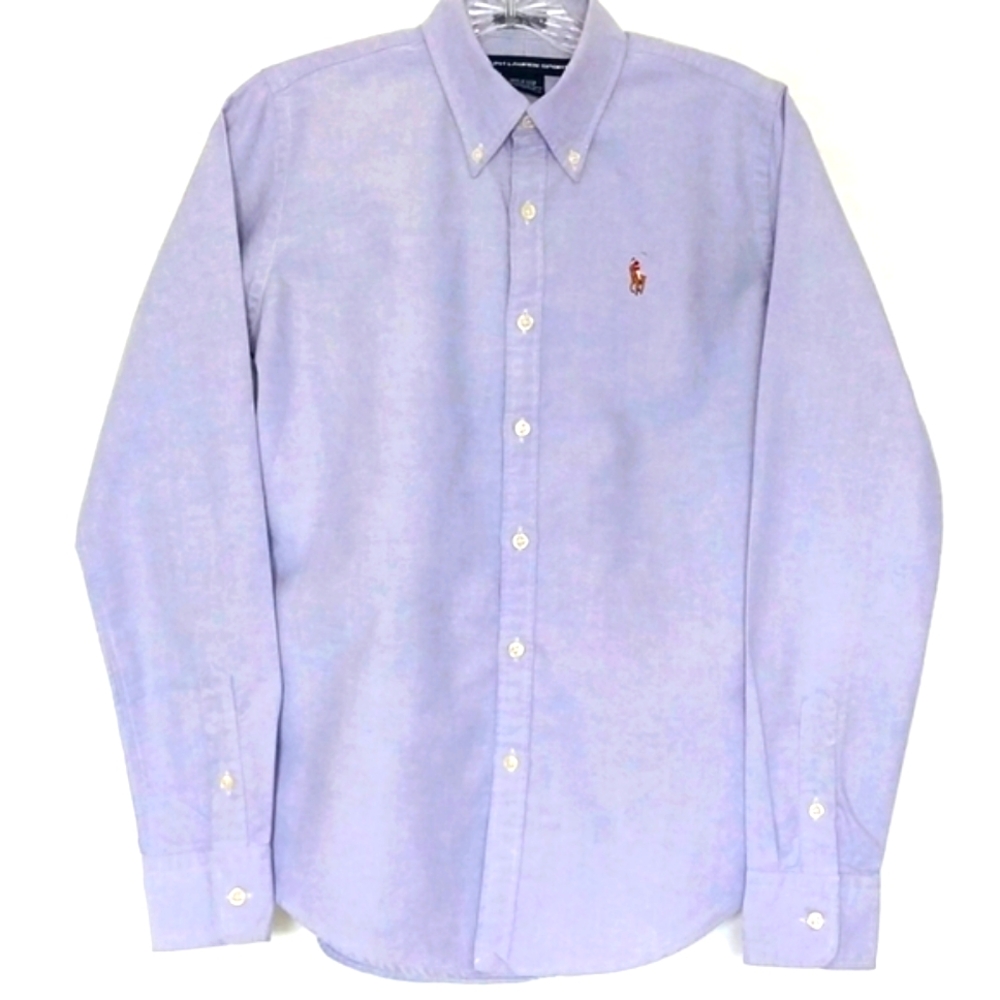 Ralph Lauren Sport Shirt Chambray Blue Womens Size 4 Small